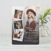 Invitation Graduation 2026 Photo Collage Grad Party (Debout devant)