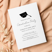 Invitation Graduation 2026 Script Elegant Grad Party