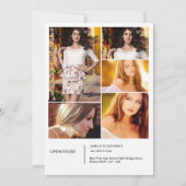 Invitation Graduation Announcement Card Template (Dos)