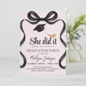 Invitation Graduation announcement class of 2026 (Debout devant)