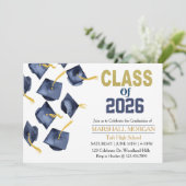Invitation Graduation Announcement | Grad Party (Debout devant)