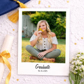 Invitation Graduation Announcement | Minimal Senior Portrait