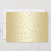 Invitation Graduation avec photo - Gold Navy (Dos)