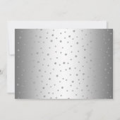 Invitation Graduation avec photo - Silver Navy (Dos)