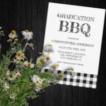 Graduation BBQ Gingham