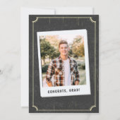 Invitation Graduation BBQ Party Rustic Cowboy Country Photo (Dos)