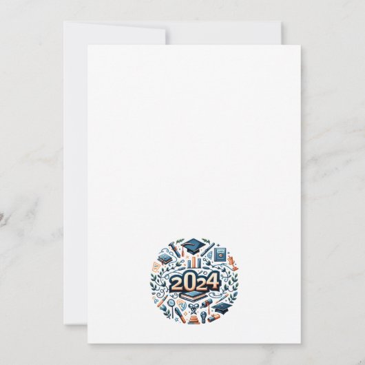 Invitation Graduation Cap Cupcake illustration Grad Party (Dos)