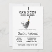 Invitation Graduation Cap Tassel Photo (Devant)