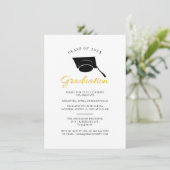 Invitation Graduation Class 2022 Moderne Minimaliste Grad Par (Debout devant)