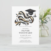 Invitation Graduation Class of 2024 illustration Grad Party (Debout devant)