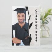 Invitation Graduation Class of 2026 Photo Frame (Debout devant)