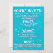 Invitation Graduation Crawfish Boil Homard Fête de fruits de (Dos)