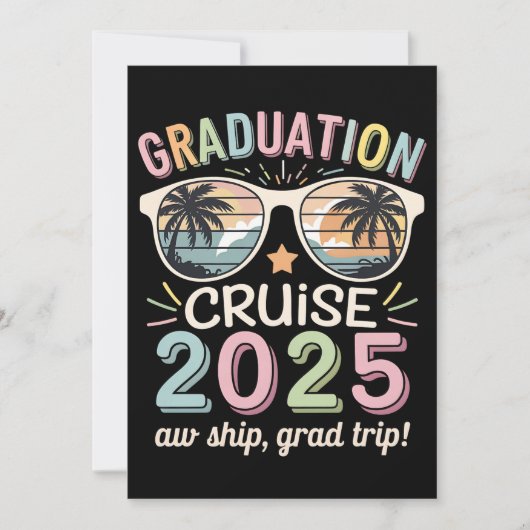 Invitation Graduation Cruise 2025 Graduate Cruising Squad (Devant)