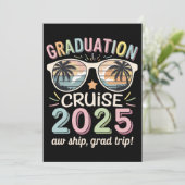 Invitation Graduation Cruise 2025 Graduate Cruising Squad (Debout devant)