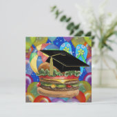 Invitation Graduation Cuisiner dehors / Fête - SRF (Debout devant)