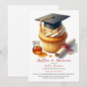 Invitation Graduation Cupcake Brunch Celebration (Devant / Derrière)