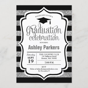 Invitation Graduation de la fête de la remise des diplômes -