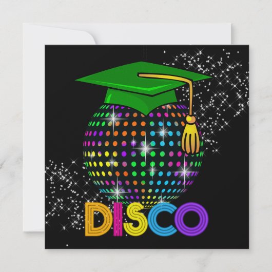 Invitation Graduation de la fête DISCO - SRF (Devant)