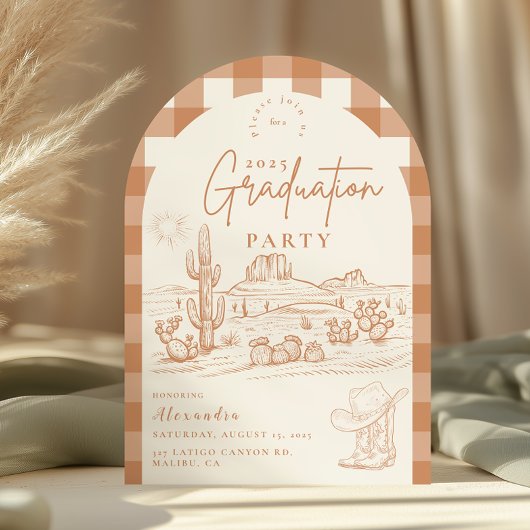 Invitation Graduation de la jeune fille moderne