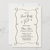 Invitation Graduation de la trame de girofle à main (Devant)