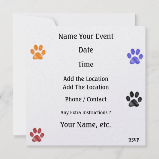 Invitation Graduation de tigre - SRF (Dos)