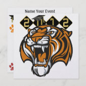 Invitation Graduation de tigre - SRF (Devant / Derrière)
