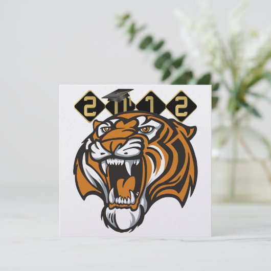 Invitation Graduation de tigre - SRF (Debout devant)