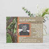 Invitation Graduation des arbres forestiers (Debout devant)