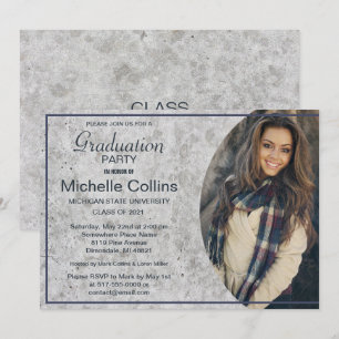 Invitation Graduation Design en béton