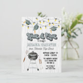 Invitation Graduation du barbecue Grill and Chill Partielleme (Debout devant)