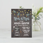 Invitation Graduation du barbecue Grill and Chill Partielleme (Debout devant)