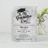 Invitation Graduation Era Graduation Party (Debout devant)