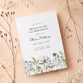 Invitation Graduation Fleur sauvage 2022