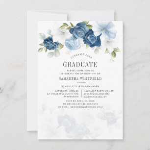 Invitation Graduation Floral Grad Party 2025
