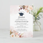 Invitation Graduation Florale 2024 Grad Party (Debout devant)