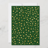 Invitation Graduation - Gold Green (Dos)