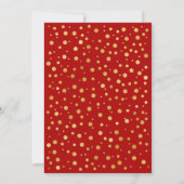 Invitation Graduation - Gold Red (Dos)