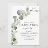 Invitation Graduation Green Eucalyptus 2023 (Devant)
