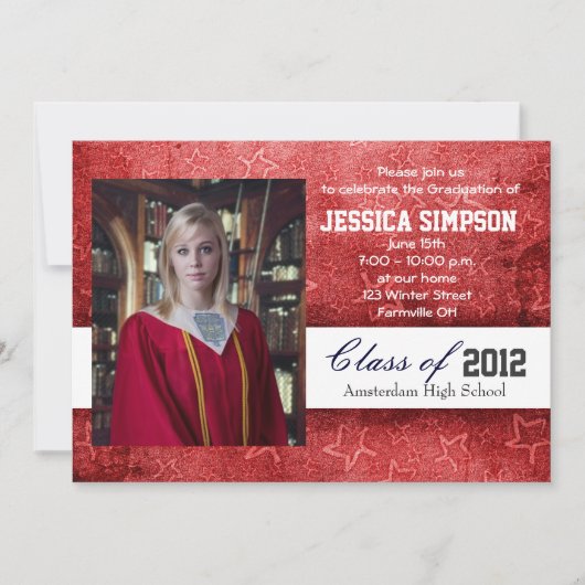 Invitation Graduation Invite Cards (Devant)