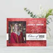 Invitation Graduation Invite Cards (Debout devant)