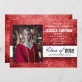 Invitation Graduation Invite Cards (Devant / Derrière)