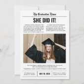 Invitation Graduation Journal Photo Graduation Party (Dos)