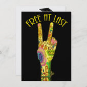 Invitation Graduation libre à Dernier (Devant / Derrière)