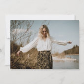 Invitation Graduation minimaliste (Dos)