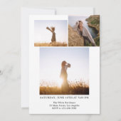 Invitation Graduation minimaliste moderne classique Arc photo (Dos)