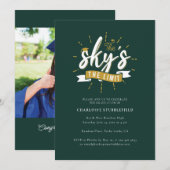 Invitation Graduation Moderne 2024 Grad Photo Party (Devant / Derrière)