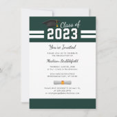 Invitation Graduation Moderne 2025 Grad Party (Devant)