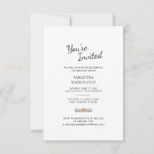 Invitation Graduation moderne 2025 Photo Party (Dos)