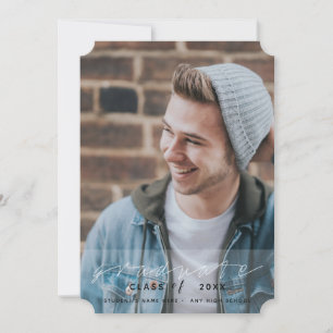 Invitation Graduation Moderne Design simple