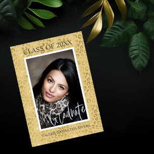 Invitation Graduation moderne personnalisable